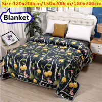 ผ้าห่ม Super Soft Warm Micro Plush Fleece ผ้าห่มโยนพรมปูพื้นโซฟาผ้าปูที่นอน Flannel Home Bedding