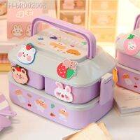 ✟► Kawaii Portable Lunch Box For Girls School Kids Plastic Picnic Bento Box Microwave Food Box With Compartments Storage Containers