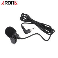 [okoogee]Mini Clip-on Lapel Lavalier Condenser Microphone Mic Hands-free 3.5mm TS Plug for Computer PC Voice Amplifier Speaker