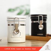 CAFEDE KONA Sealed Jar Stainless Steel กระปุกเก็บเมล็ดกาแฟ