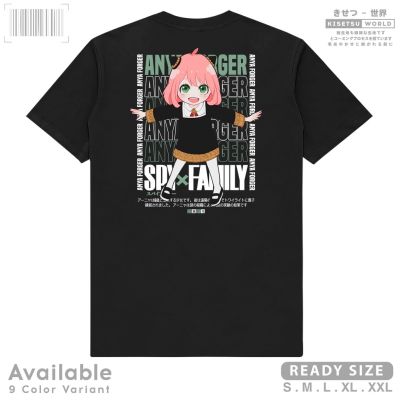 การออกแบบเดิมเสื้อยืด ลายการ์ตูนอนิเมะ SPY x FAMILY ANYA FORGER Cecile Hall Eden Academy สไตล์ญี่ปุ่น x A1471S-5XL