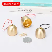 Houseeker Pure Copper Metal Bell Wind Chime Pendant Anti-theft Door Bell Home Decoration New