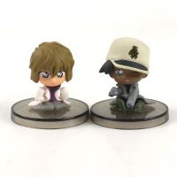 5pcsset Case Closed Detective Conan Edogawa Jimmy Kudo Haibara Ai Hattori Heiji Bourbon Furuya Rei Mini PVC Action Figure Toys