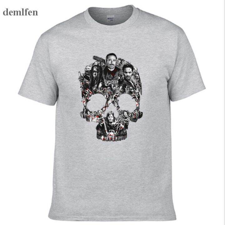 ข้อเสนอพิเศษ-ใหม่-the-walking-dead-negan-lucille-เสื้อยืดผู้ชายทีวี-demlfen-ผ้าฝ้าย-tshirt-tee-top-ยูโรขนาด-xs-xxxls-5xl