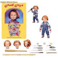 【สินค้าใหม่】โมเดลหุ่นจำลองที่ดีที่สุดโมเดลฟิกเกอร์สะสมแอ็คชั่นตุ๊กตา Chucky แบบเคลื่อนย้ายได้ของตกแต่งบ้านตุ๊กตา NECA Chucky สำหรับแฟนหนัง