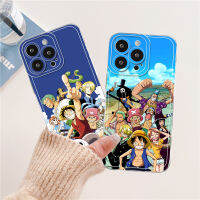 การ์ตูนวันพีชน่ารักเคสโทรศัพท์นิ่มแบบใส Luffy สำหรับ IPhone 14 13 12 11 Pro ProMax 6 7 8 Plus X XR Xsmax 7 8 14 + Se 2020 DCT343