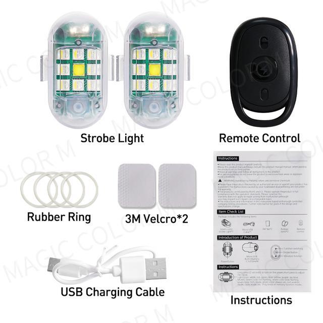 2pcs-wireless-led-strobe-light-remote-control-warning-lamp-flash-indicator-anti-collision-for-car-auto-motorcycle-drone-cruise