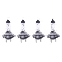 4PC H7 55W 12V หลอดฮาโลเจน4000K H7 Px26d 55W หมอกโคมไฟที่จอดรถ Clear Light รถจัดแต่งทรงผมแหล่งกำเนิดแสงอัตโนมัติ *