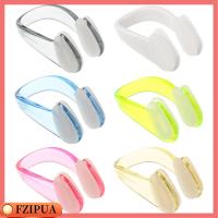 FZIPUA 4pcs สำหรับเด็กผู้ใหญ่ กันน้ำ อ่อนนุ่ม ที่อุดหูสูท อุปกรณ์สระว่ายน้ำ คลิปจมูกว่ายน้ำ ที่อุดหูว่ายน้ำ