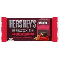 Hersheys เฮอร์ชี่ส์ นักเก็ตดาร์กช็อกโกแลตผสมอัลมอนด์ 56 กรัม