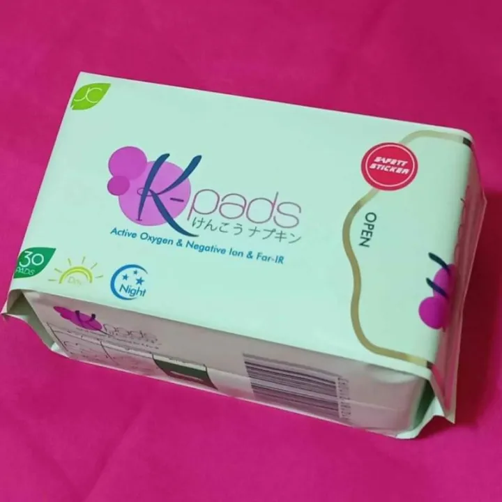 KPADS NEGATIVE ION PANTY LINER, DAY PADS AND NIGHT PADS WITH FREE