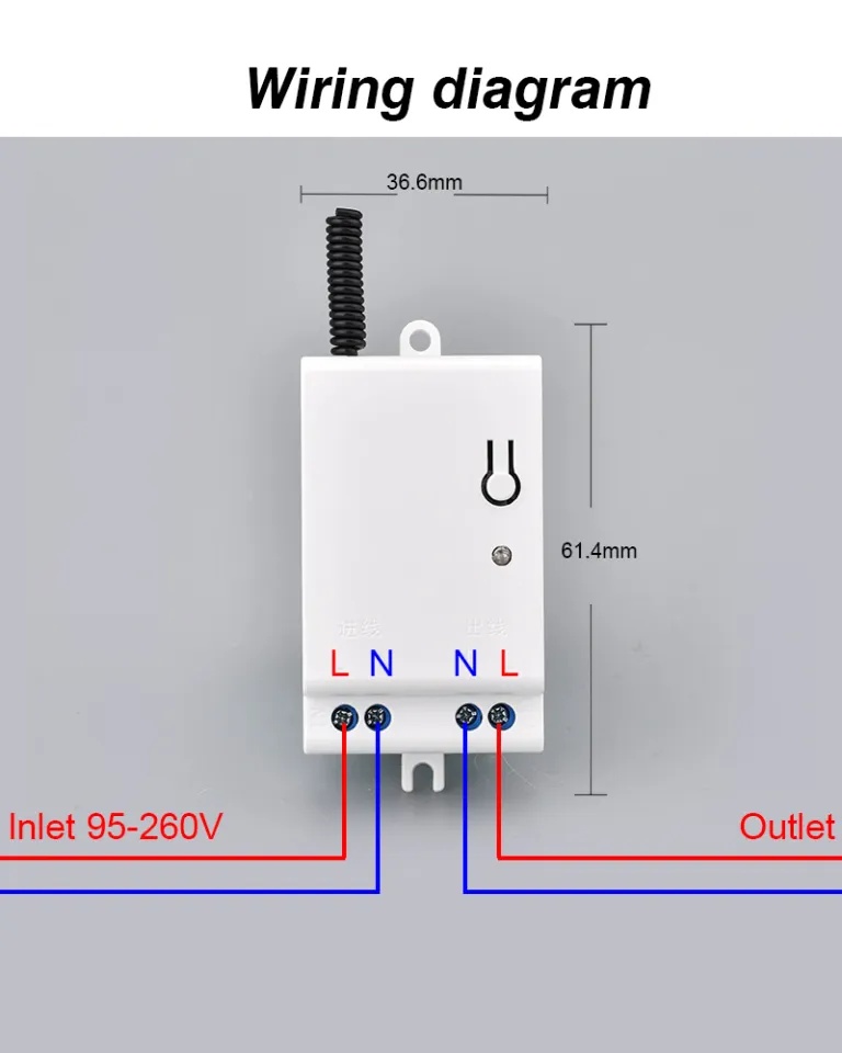 Self-Pow Wall Light wireless Switch Self-Powered Remote Control No Battery  No Wire IP54 Waterproof Indoor Outdoor kinetic switch