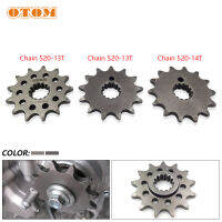 OTOM Motosikal Depan Rantai 520 Rantaian 13T 14T Chainwheel untuk ZONGSHEN NC250 NC 250CC Xmotos KAYO T4 T6 K6 RX3 BSE Basikal