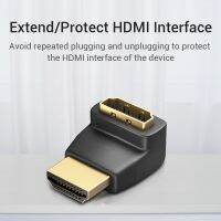 Vention Adapter HDMI 2.0 4K 1080P Male ke Female Bentuk L