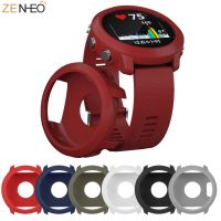 xiaozh Soft silicone Light-weight colourful Protector Case Cover For Garmin Forerunner 645/645 Music Smart Watch