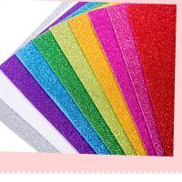 2mm Thick Glitter Foam Sponge Paper 21 x 29 cm Handmade  Craft Paper DIY Foam Paper Flower Party Decoration Scrapbooking Card Adhesives Tape