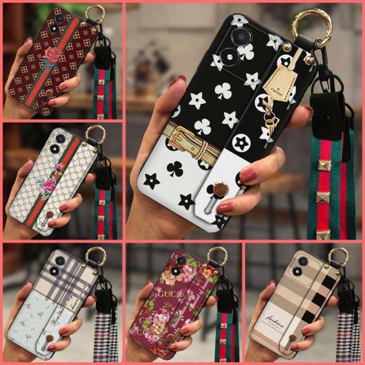 protective-durable-phone-case-for-honor-x5-soft-simple-wrist-strap-soft-case-shockproof-fashion-design-waterproof-tpu