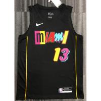 ยอดนิยม 【ขายดี】เสื้อกีฬาบาสเก็ตบอล ลายทีม NBA jersey Miami Heat No.14 2022 season black city edition 8 แบบ GMfopk60MHogdj81