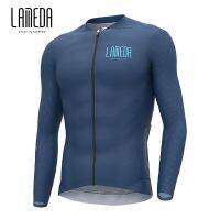 HOT★LAMEDA 2023ฤดูร้อนแขนยาว Breathable ขี่จักรยานเสื้อผ้าผู้ชายแขนยาวบางเสื้อเจอร์ซีย์นักปั่น Gratis Ongkir