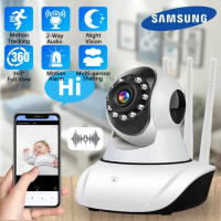 【ซื้อ 1 แถม 1 】Samsung กล้องวงจรปิด 360 wifi กล้องวงจรปิดไร้สาย CCTV Camera V380 Pro IP Camera Wifi 2.4GHz ดูผ่านมือถือ 5G กล้องวงจร กล้อง 8ล้านพิกเซล Outdoor HD กล้องวงจรปิดดูผ่านมือถือ