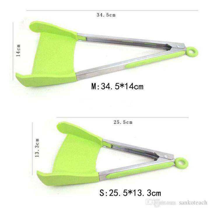 ที่คีบอาหารเชฟ-spatula-silicone-cooking-2in1-clever-kitchen-spatula-and-tongs-ที่คีบอาหาร-ทอด-ที่คีบอาหาร-silicone-ไม้คีบอาหาร-ไม้พายทำอาหาร-ไม้คีบอาหาร-2-ชิ้น