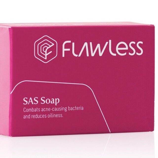 (+Flawless SAS soap for Acne Prone skin Lazada PH