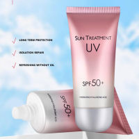 ครีมกันแดดสำหรับใบหน้า Spf 50การแยกร่างกายบนใบหน้าการฟอกสีฟันโลชั่นกันแดดให้ความชุ่มชื้นฉ่ำน้ำสดชื่นไม่เหนียวเหนอะหนะกันน้ำยาวนานผ้าคลุมรถมอเตอร์ไบค์คอนซีลเลอร์กันแดด SPF50 +