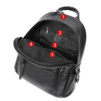 Women Backpacks 100 Soft Genuine Leather Book Bag Female Fashion School Bags Casual Shoulder Bag Travel Ladies Bagpack Mochilas