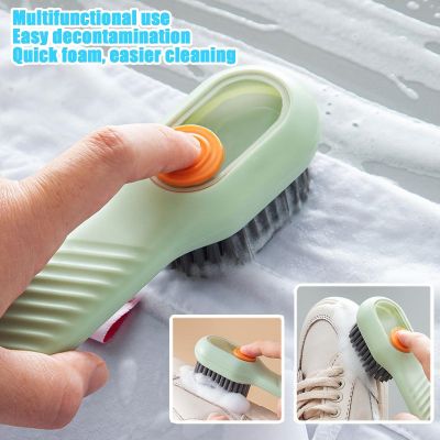 Multifunctional Liquid Shoe Brush Household Shoe Washing Bristles Shoe Soft White Collar Laundry Cleaning Tools Brush Brush Hot