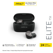 Tai Nghe Bluetooth Jabra Elite 75t, Tai Nghe Jabra Bluetooth 5.0 Tự Động