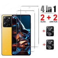 ♧ HD Screen Protector For Xiaomi Poco X5 Pro 5G F4 GT X4 M4 M3 M5 M5s X3 Pro F3 Tempered Glass Camera Film For Poco X5 Pro Glass