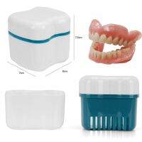 Denture Box Bathroom Denture Cup False Tooth Holder Mouthguard Cleaning Container Dental Retainer Organizer Storage Case