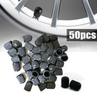 50x พลาสติกสีดำกันฝุ่น Caps รถยางวาล์ว Stem Caps Bolt-In รถบรรทุกจักรยานล้อยางวาล์วยาง Stem Air Caps Universal