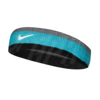 Nike ผ้าคาดศีรษะ Swoosh Headband | Cool Grey/Teal Nebula/Black ( N.000.1544.017 )