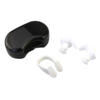 Soft Silicone Swimming Earplugs Nose Clip Set Adult Children Soundproof Ear Plug