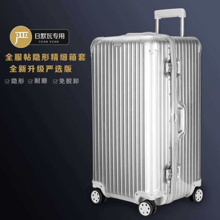 Original Trunk Plus Large Aluminum Suitcase, Titanium