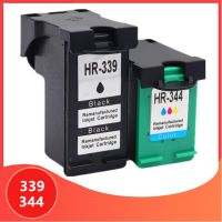 เข้ากันได้339 344ตลับหมึกสำหรับ Hp339สำหรับ Hp344 Hp Officejet 7210 7313 7410 Photosmart เครื่องพิมพ์8450 2710