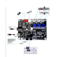 บอร์ดควบคุมเครื่องแกะสลัก 3 แกน Grbl 1 . 1 F Usb Port Cnc 2418 3018 Cnc Router Card