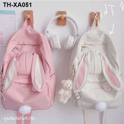 School bag female ins backpack Korean version of high school junior students net red fashion Mori all-match new super hot