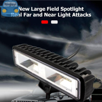 Ninjiayi 16LED Work Light Bar 48W 6000K Waterproof Car Spot Beam FOG Driving Lamp