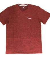 เสื้อยืดคอกลม ออกกำลังกาย กีฬาหรือเสื้อยืดลำลอง เนื้อผ้าแบบยืดหยุ่น สีแดง Model01