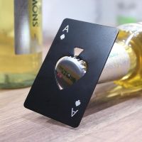 Hot Sale Poker Beer Bottle Opener High Quality Steel Personalized Funny Bottle Openers of Spades Bar Accessories