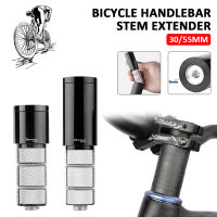 จักรยานซ่อน Stem Extender อลูมิเนียมอัลลอยด์ Handlebar ส้อม Stem Riser Adapter Stem Extension สำหรับ MTB Road Bikes Cycling Parts