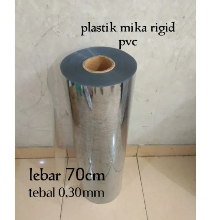 Plastik Pvc Mika Rigid Kaku Lebar 70cm Tebal 0 30mm Lazada Indonesia