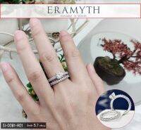 Eramyth J.(เอรามิท) แหวน เงินแท้  SI-0081-R01 งานฝังเพชรสวิลCZ สินค้ามาตรฐานส่งออก