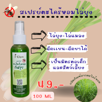 สเปรย์ตะไคร้หอมไล่ยุง ขนาด 100 ml 1 ขวด ราคา 49 บาท สเปรย์ไล่ยุง กลิ่นหอมสูตรธรรมชาติ ไล่ยุง