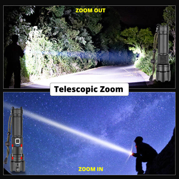 powerful-xhp90-3-led-flashlight-usb-rechargeable-tactical-flashlight-zoom-torch-lantern-for-outdoor-camping-fishing-hiking