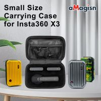 ♙♟◘ For Insta360 X3 small Size storage bag 360X3 protection accessories Portable Carring case Action sports camera Hard case bag