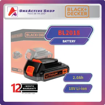 Black Decker Battery 18v, Bl2018 Black Decker 18v, Decker Replacement