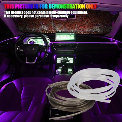 3M/5M/6M/8M/10M Auto Neon Fiber Optic Wire Extended Strip Light Car Interior Ambient lighting Guide Accessories Atmosphere light